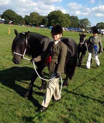 RACKWOOD MELODY & RACKWOOD QUINTEN IN THE PRIZE WINNERS PARADE AT WOLSINGHAM	SHOW 2014