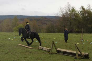 Hugo doing TREC at Hairy Camp May 2016